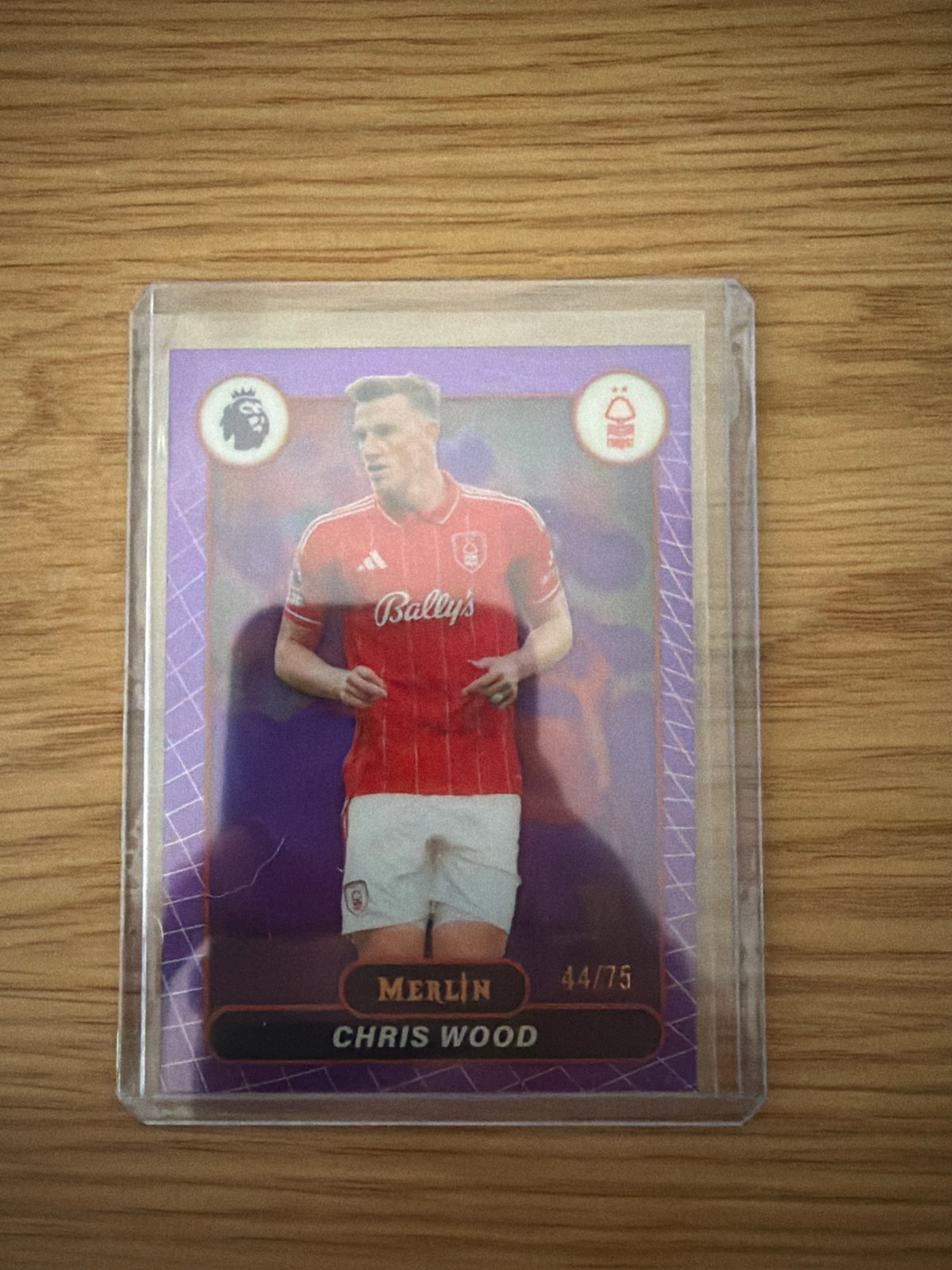 Topps Premier League Merlin 25/26 Chris Wood /75