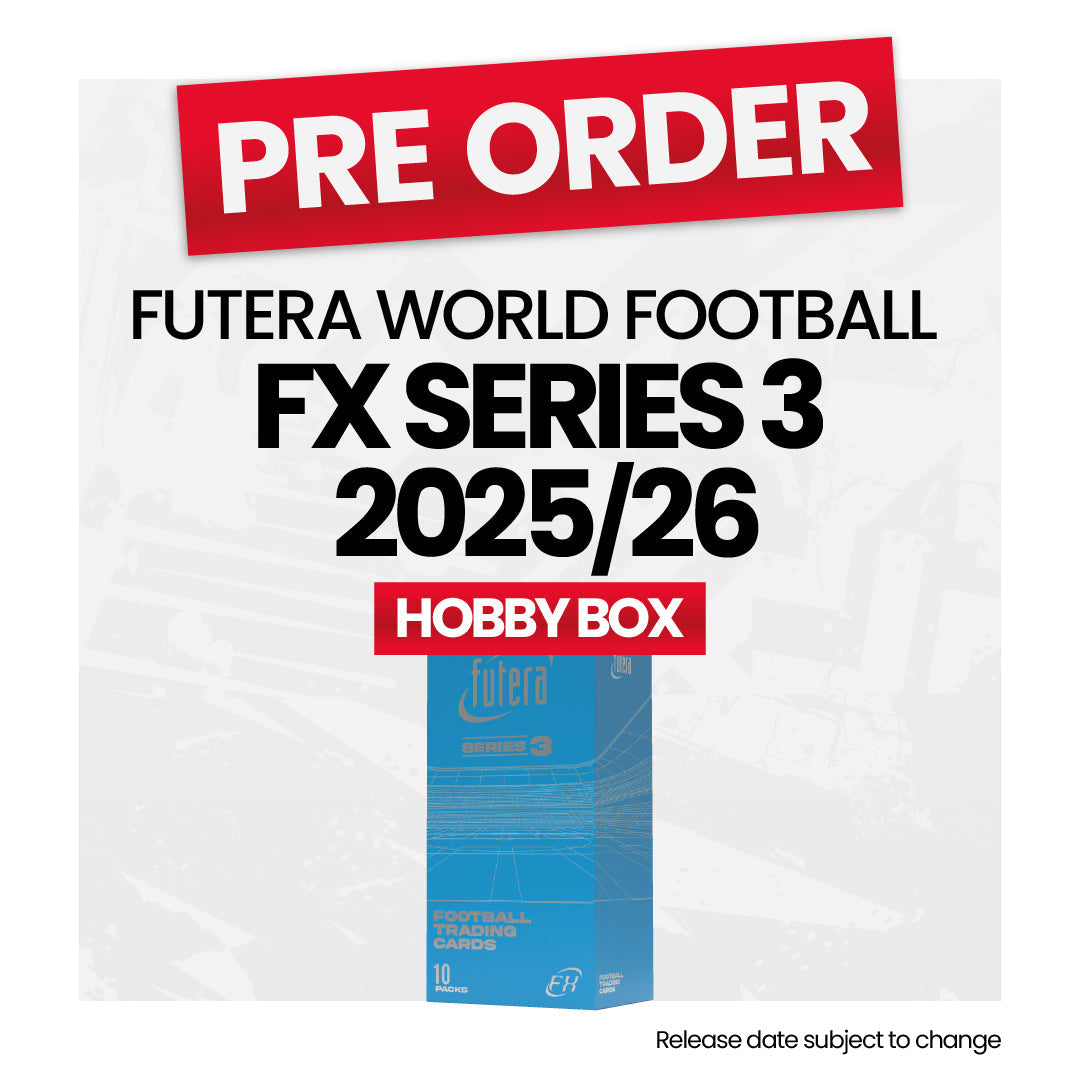 Futera World Football FX Series 3 2025/26 - Hobby Box sealed product