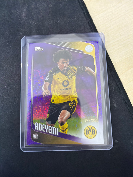 Topps Chrome UCC 25/26 Karim Adeyemi 122/250