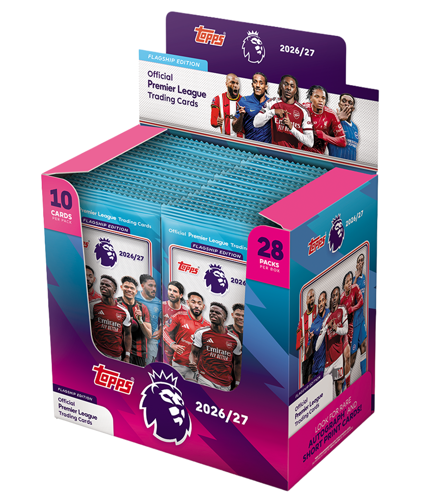Topps Flagship Premier League 2026/27 - Full Box (28 Packs) official product image