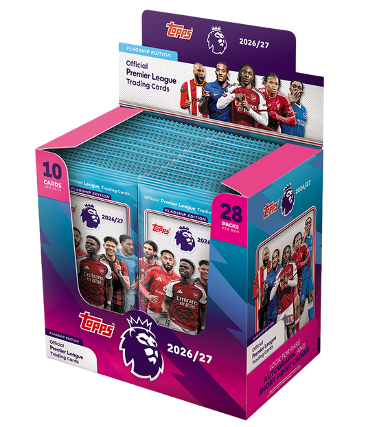 Topps Flagship Premier League 2026/27 - Full Box (28 Packs) official product image