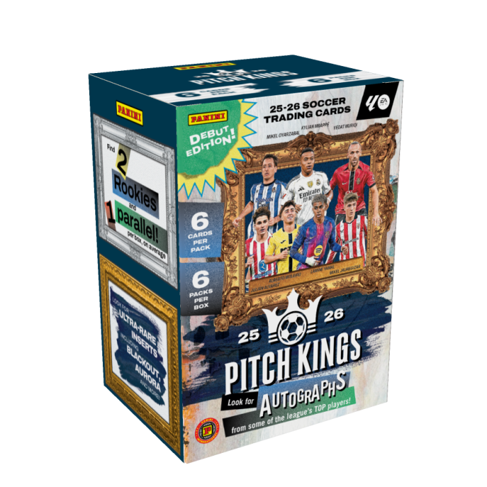 Panini Pitch Kings Soccer International 2025/26 Blaster Box