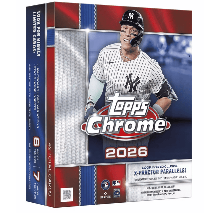 Topps Chrome Baseball 2026 Mega Box
