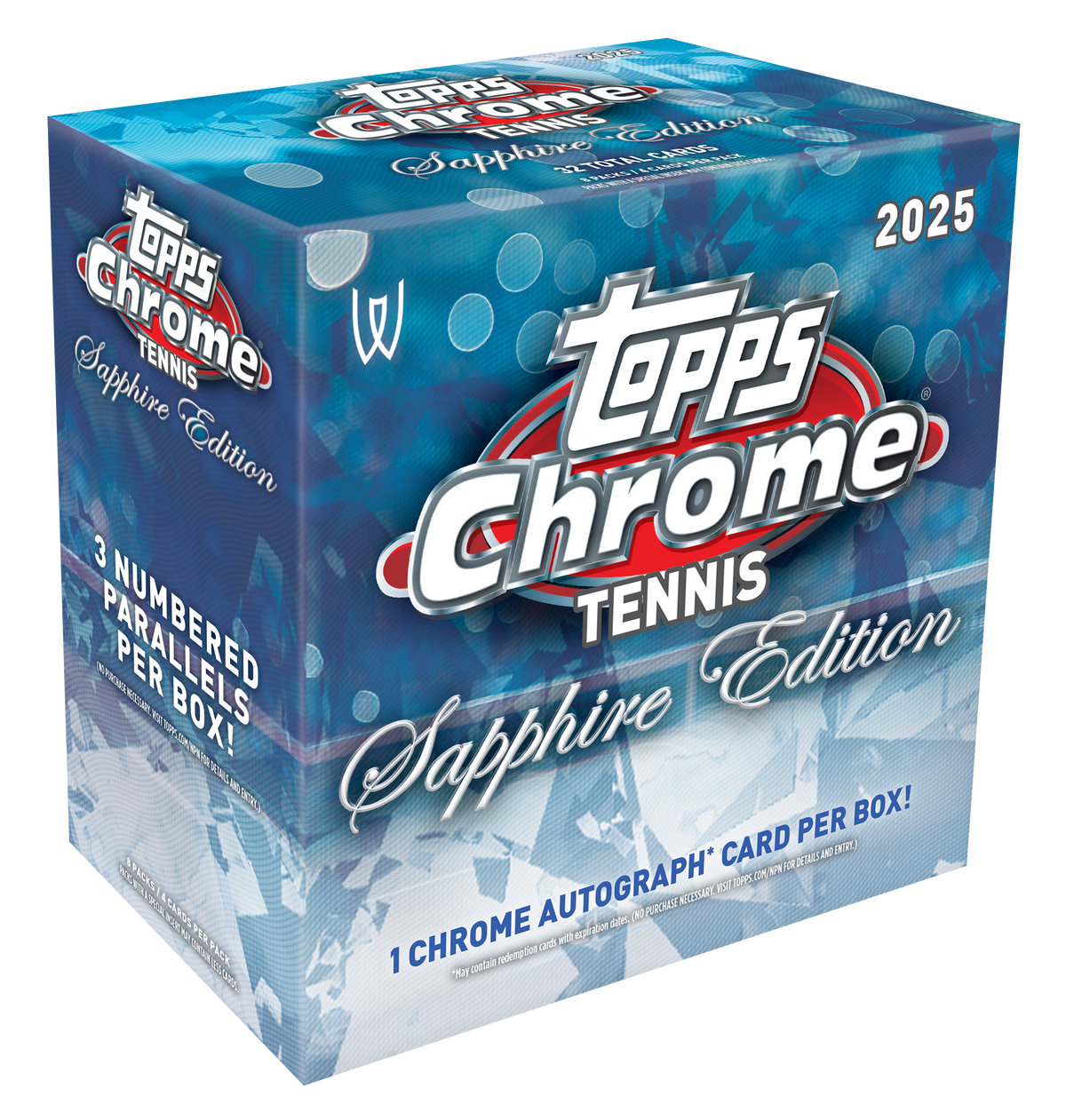 Topps Chrome Tennis Sapphire Edition 2025 Hobby Box