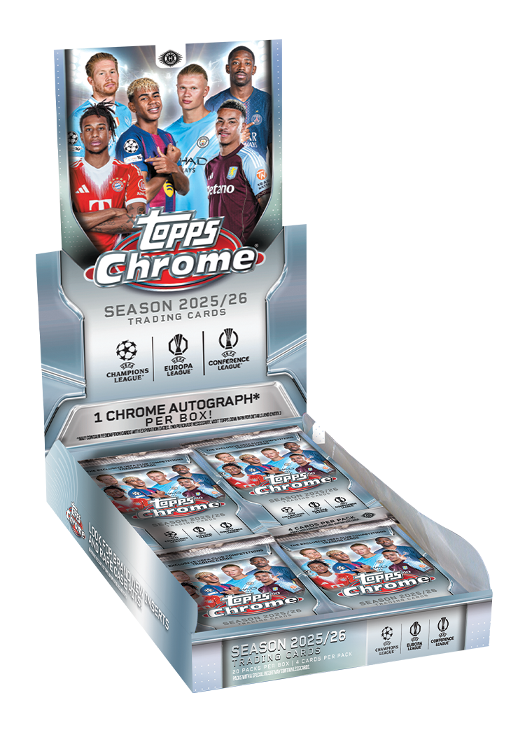 Topps Chrome UEFA Club Competitions 2025/26 Hobby Box