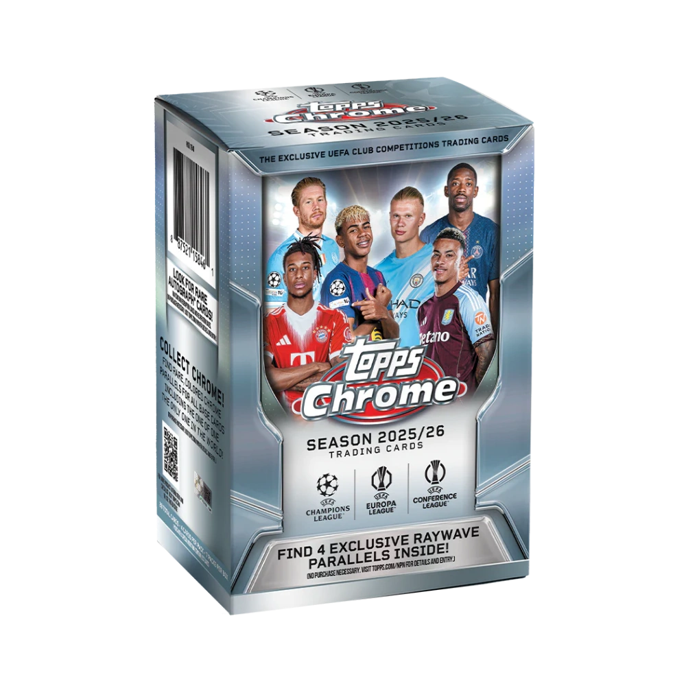 Topps Chrome UEFA Club Competitions 2025/26 Value Box