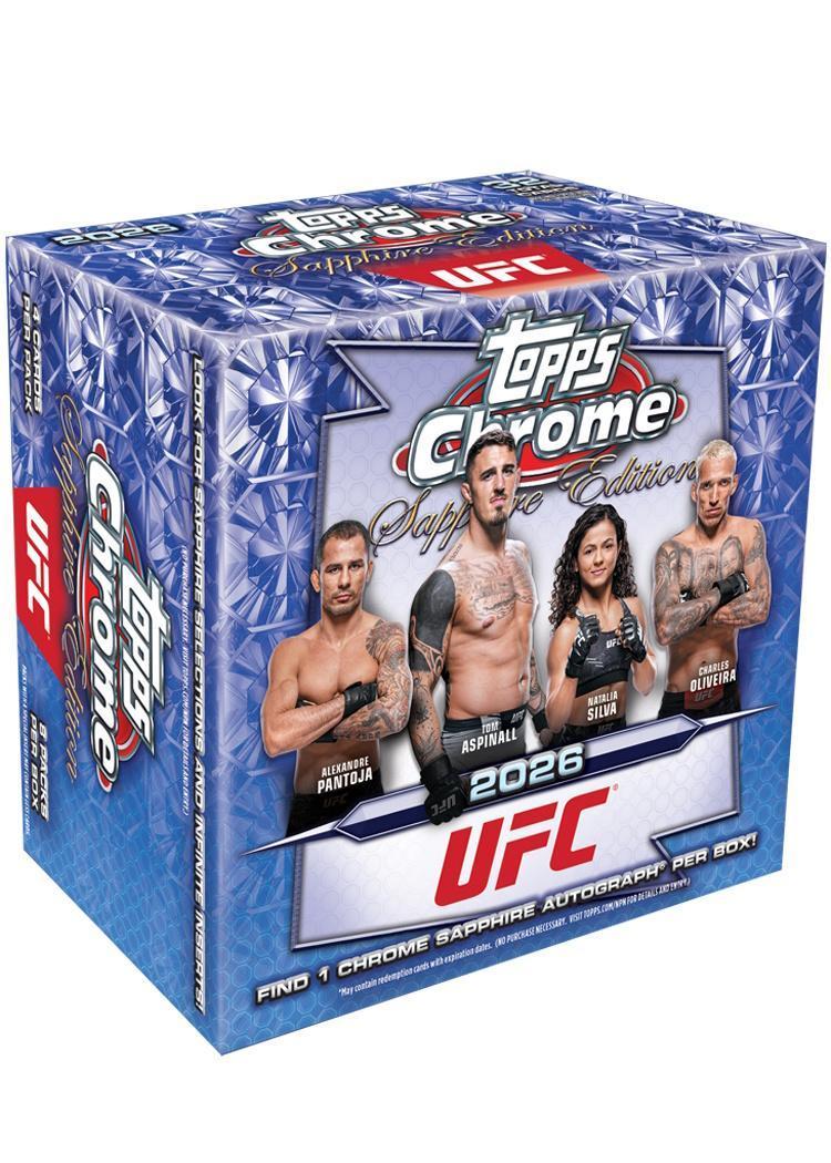 Topps Chrome UFC Sapphire Edition 2026 Hobby Box