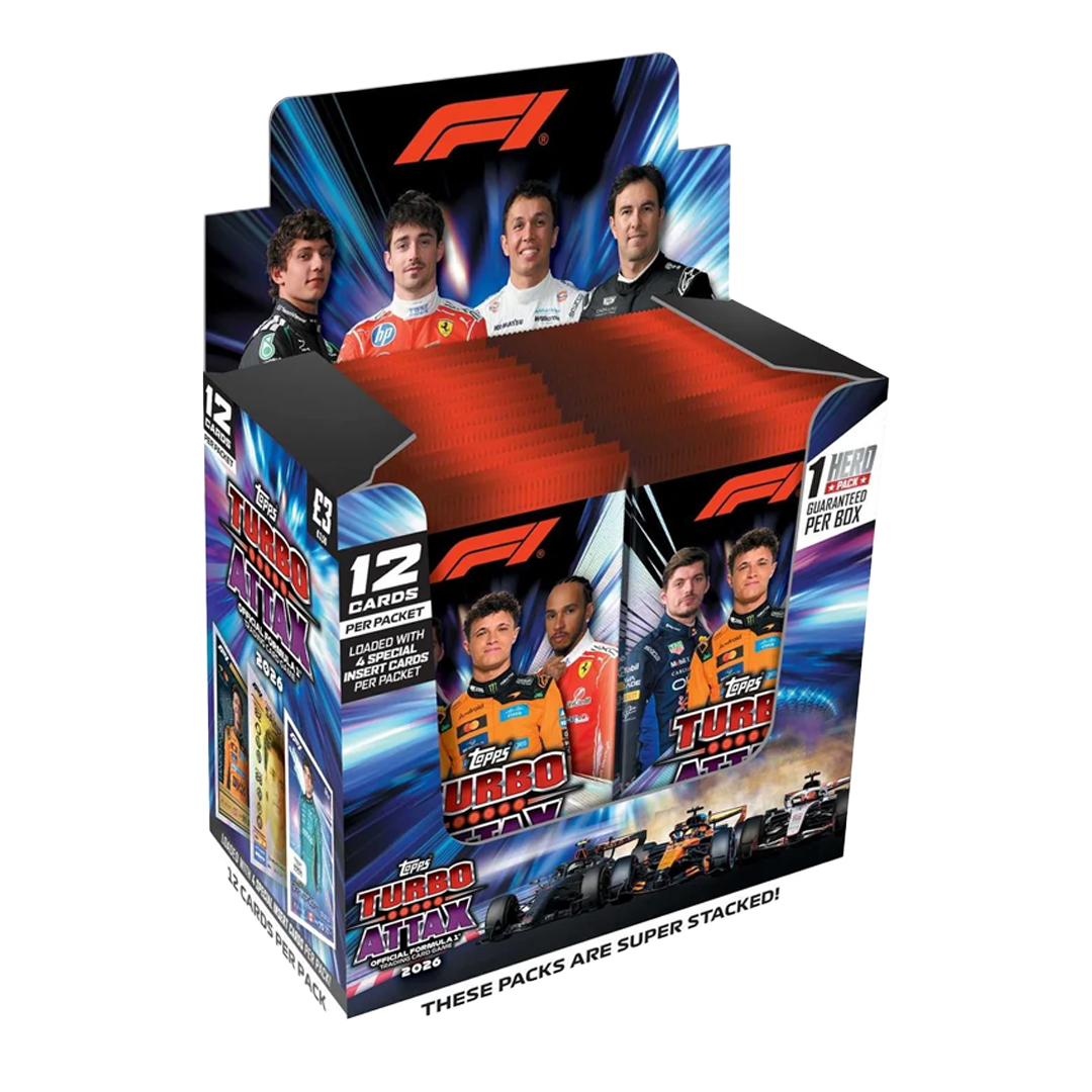 Formula 1 2026 Turbo Attax Trading Card Game Booster Box
