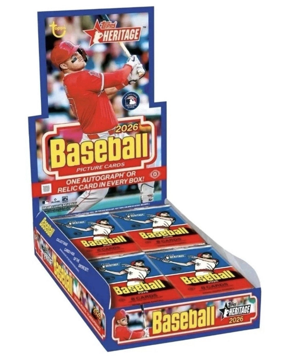 Topps Heritage Baseball 2026 Hobby Box